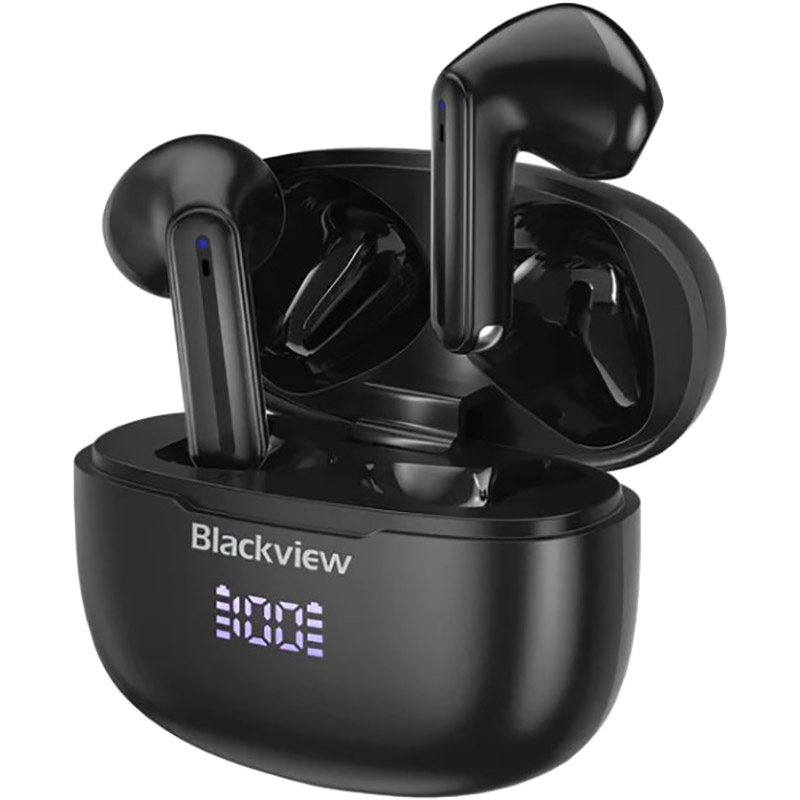 Гарнітура BLACKVIEW TWS AirBuds 7 Black (6931548310235) Конструкція вкладиші (у вушну раковину)