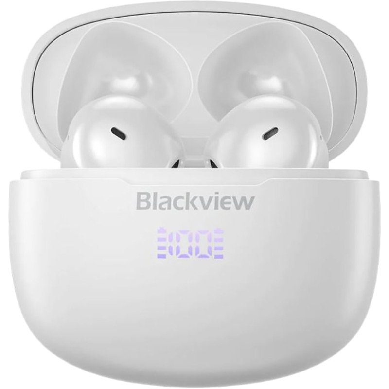 Гарнитура BLACKVIEW TWS AirBuds 7 White (6931548310747) Дополнительно Bluetooth 5.3