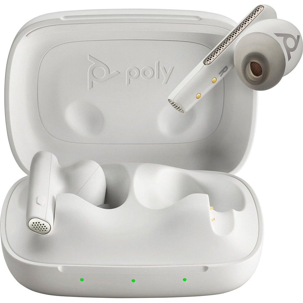 Гарнітура POLY TWS Voyager Free 60 Earbuds + BT700A + BCHC White (7Y8L3AA) Акустичне оформлення закриті