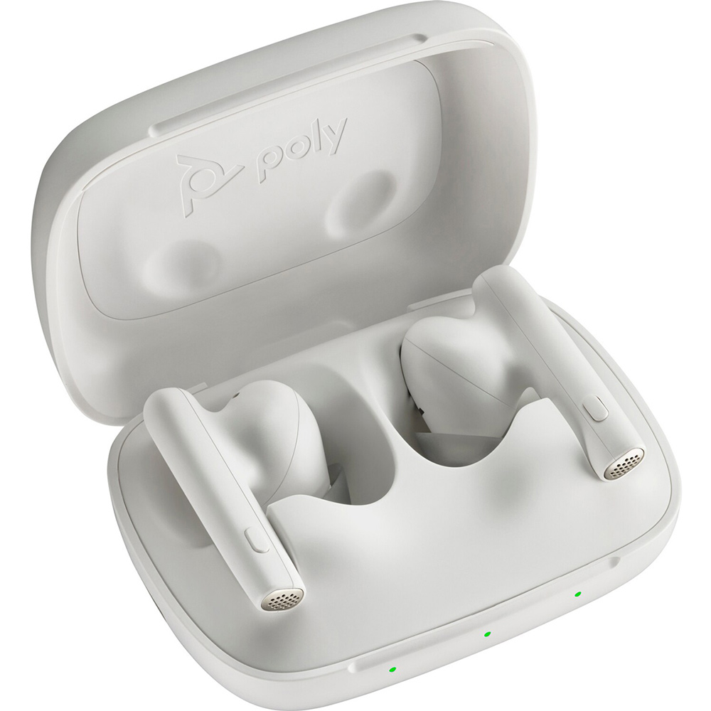 Гарнітура POLY TWS Voyager Free 60 Earbuds + BT700A + BCHC White (7Y8L3AA) Кріплення TWS (без дроту)