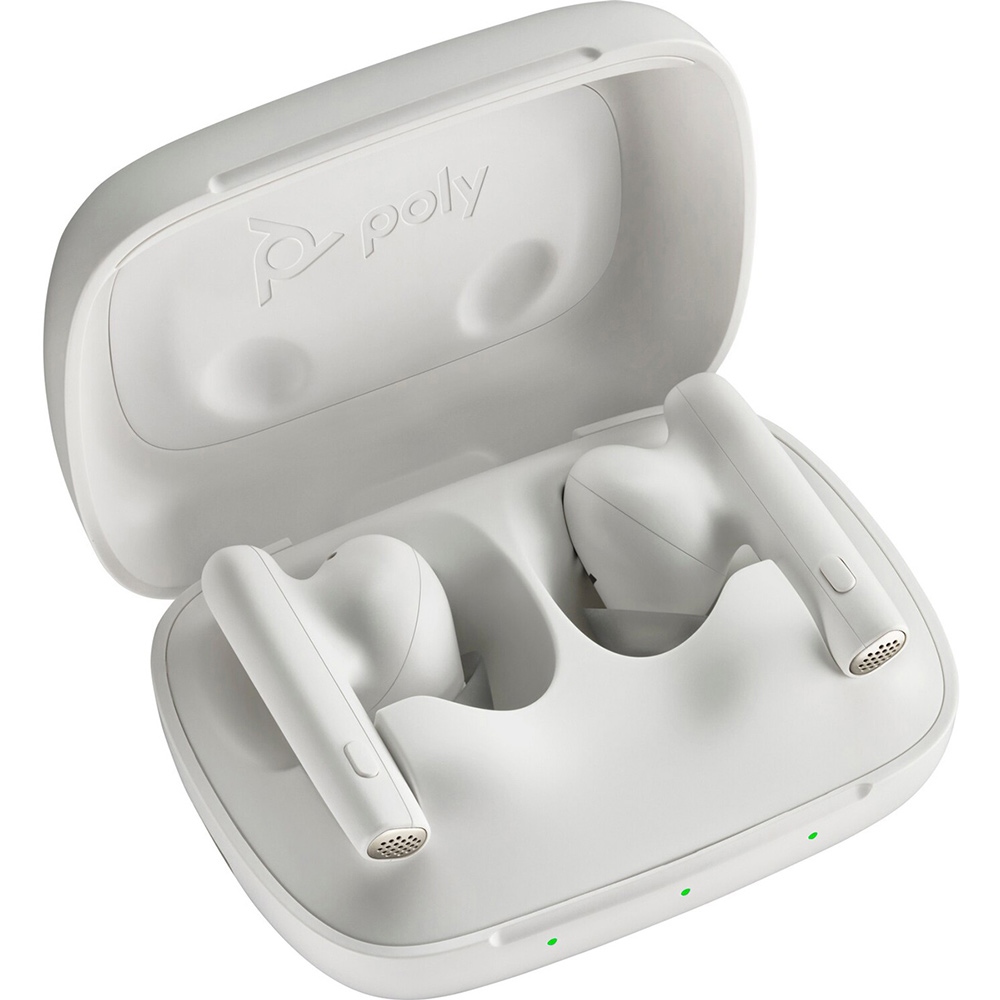 Гарнітура POLY TWS Voyager Free 60 Earbuds + BT700C + BCHC White (7Y8L4AA) Кріплення TWS (без дроту)