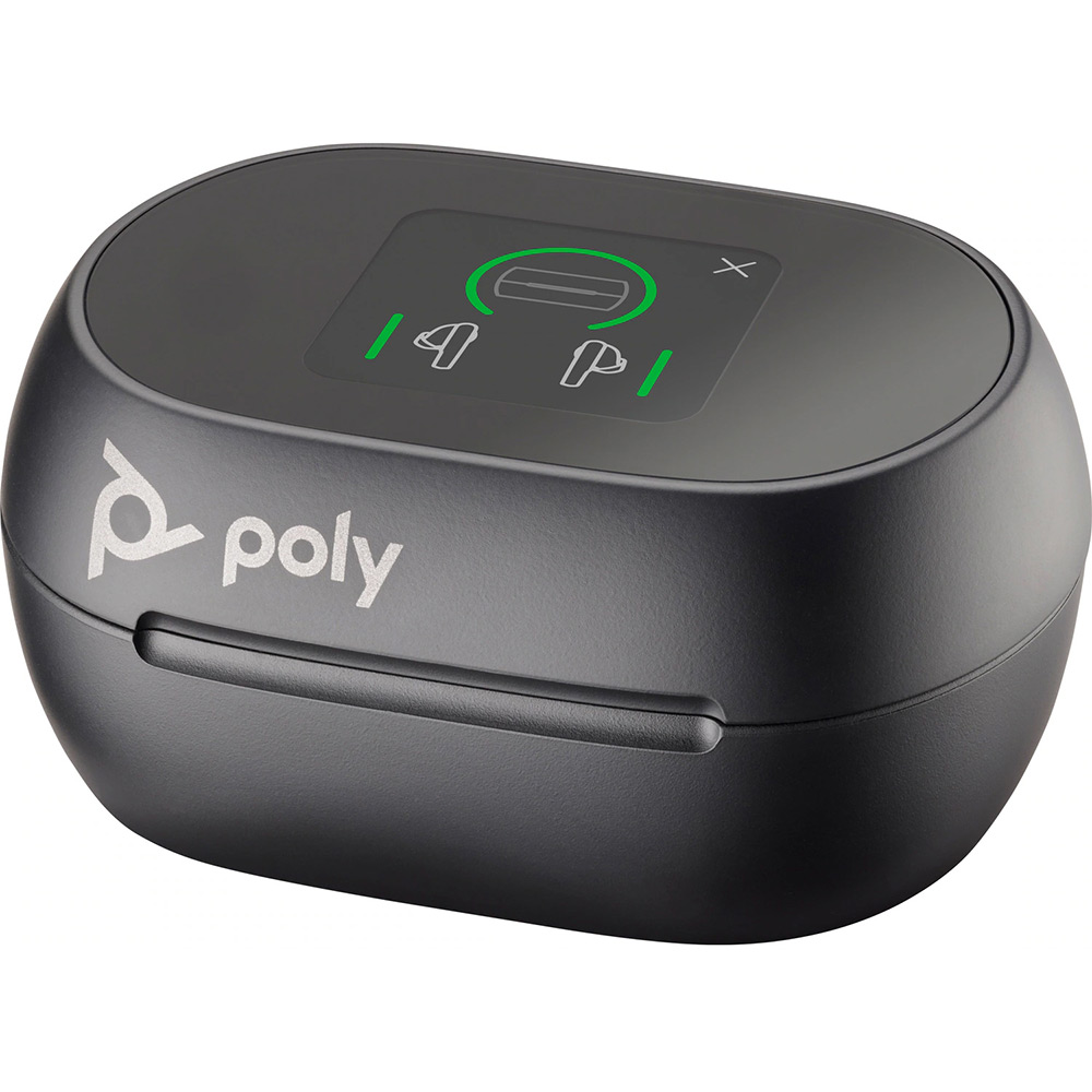 Гарнитура POLY TWS Voyager Free 60+ Earbuds + BT700C + TSCHC Black (7Y8G4AA) Крепление TWS (без провода)