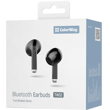 Наушники COLORWAY Slim TWS-2 Earbuds Black (CW-TWS2BK)