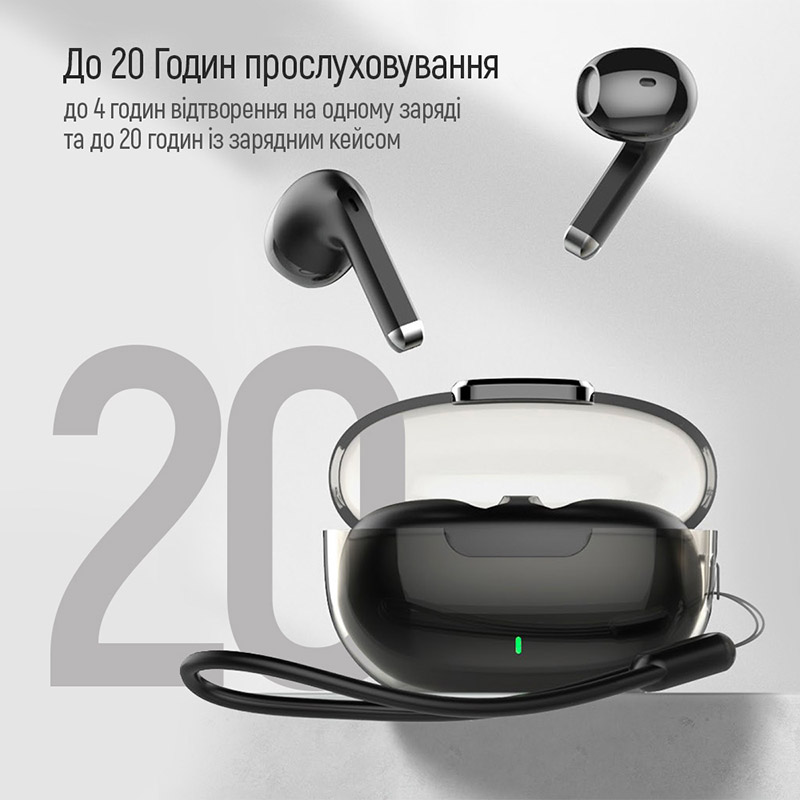 Фото 17 Наушники COLORWAY Slim TWS-2 Earbuds Black (CW-TWS2BK)