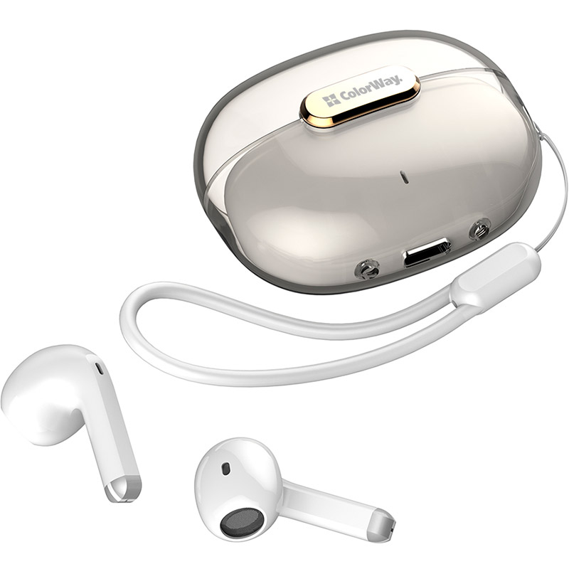 Навушники COLORWAY Slim TWS-2 Earbuds White (CW-TWS2WT) Вид гарнітура