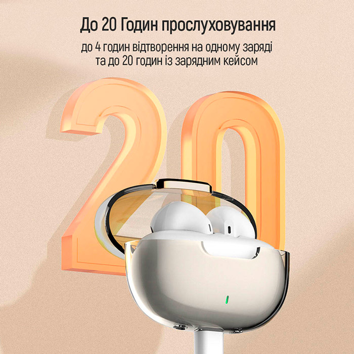 Фото 14 Навушники COLORWAY Slim TWS-2 Earbuds White (CW-TWS2WT)