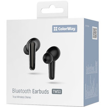 Гарнітура COLORWAY TWS-3 Earbuds Black (CW-TWS3BK)