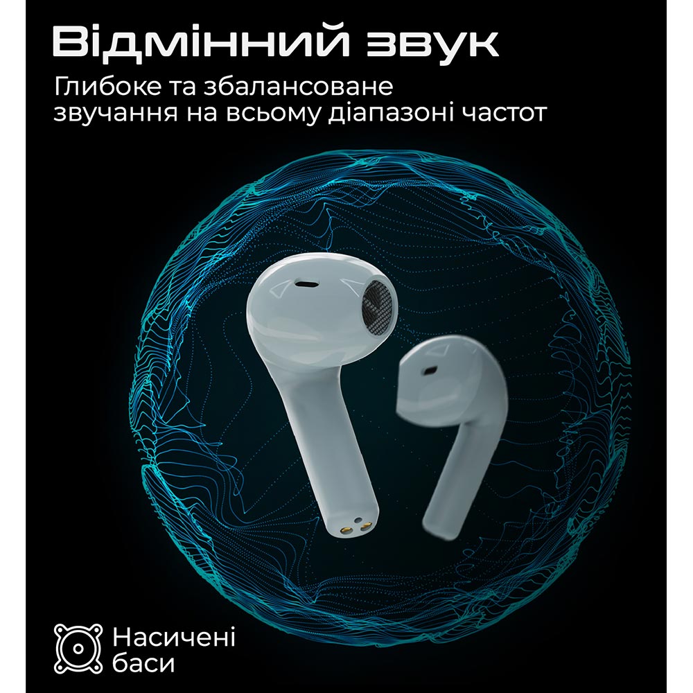 Гарнітура HIFUTURE Flybuds3 Black (flybuds3.black) Конструкція вкладиші (у вушну раковину)