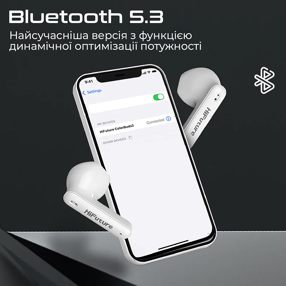 Гарнітура HIFUTURE Colorbuds2 Black (colorbuds2.black) Вид гарнітура