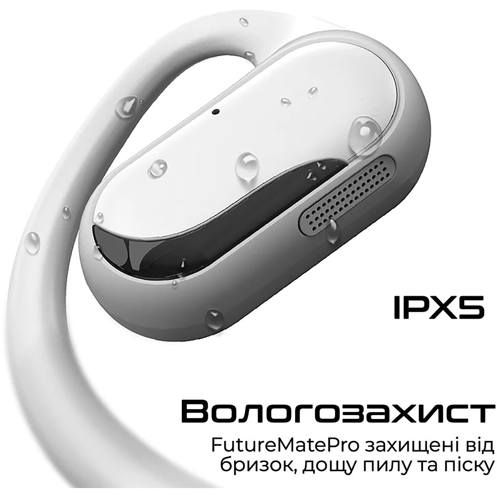 Гарнітура HIFUTURE FutureMatePro Black (futurematepro.black) Конструкція накладні (накладаються на вухо)