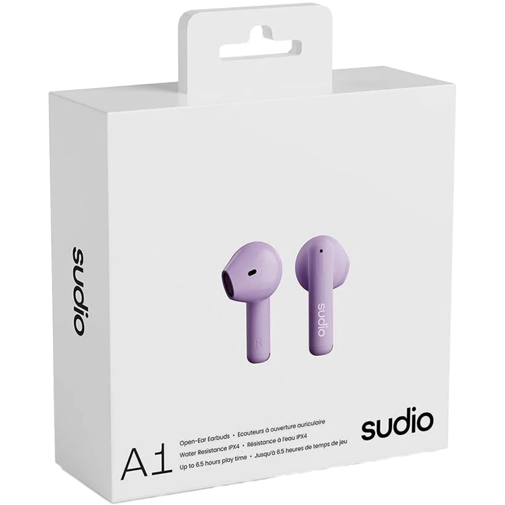 Гарнитура SUDIO A1 Purple (A1PUR) Крепление TWS (без провода)