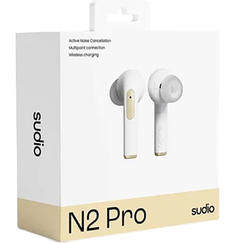 Гарнітура SUDIO N2 Pro White (N2PROWHT) Кріплення TWS (без дроту)