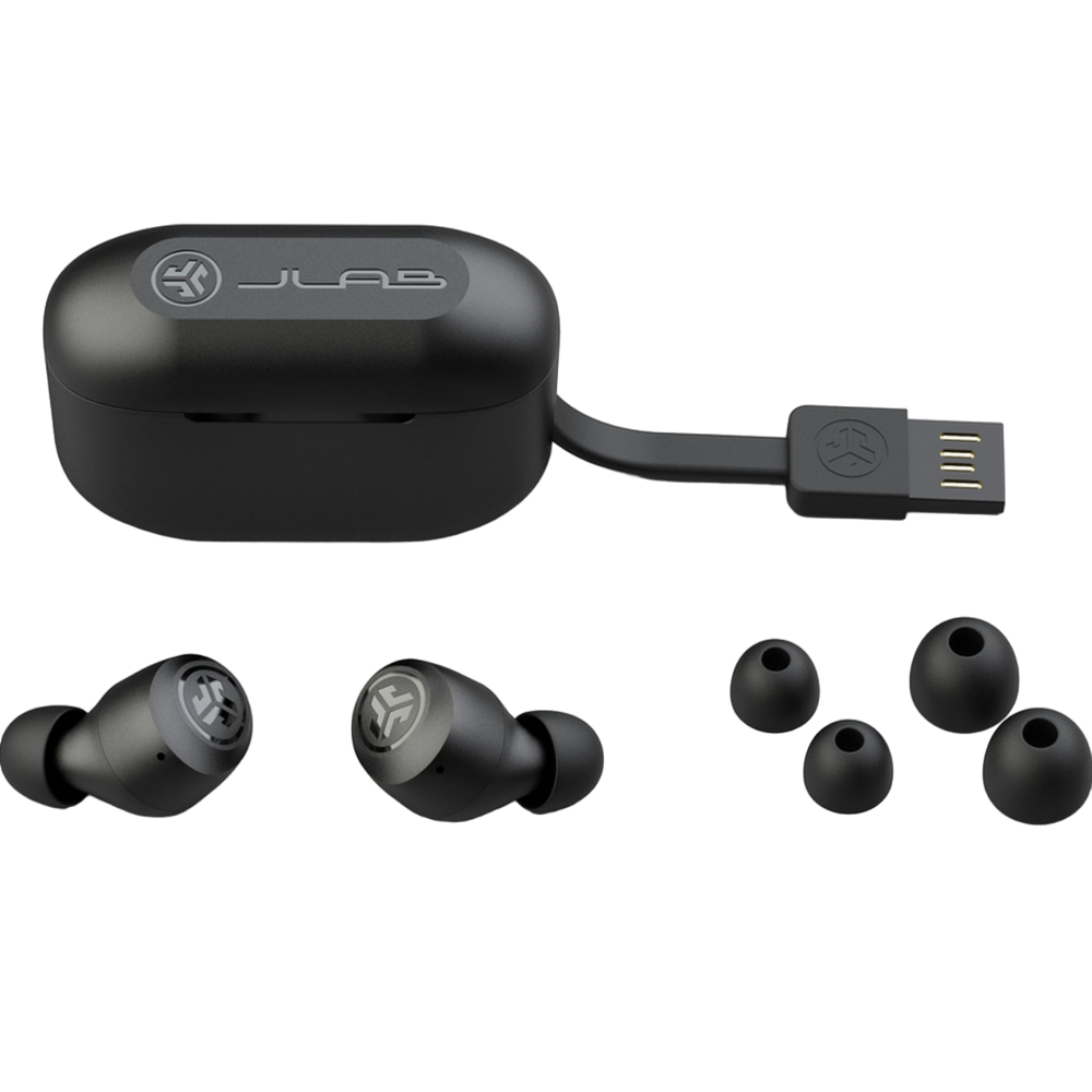 Гарнитура JLAB Go Air Pop True Wireless Black (IEUEBGAIRPOPRBLK124) Акустическое оформление открытые