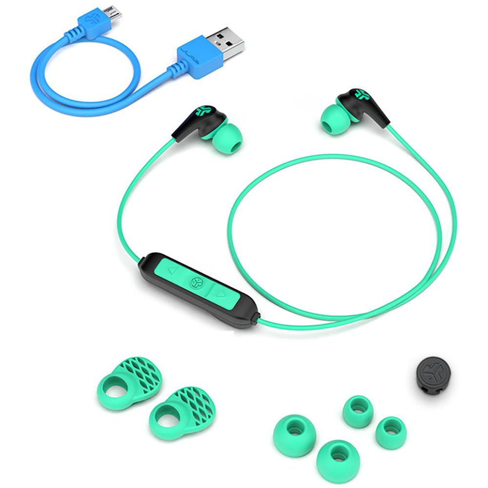 Гарнитура JLAB JBuds Pro Wireless Teal (IEUEBPRORTEAL123) Крепление шнурок на шею