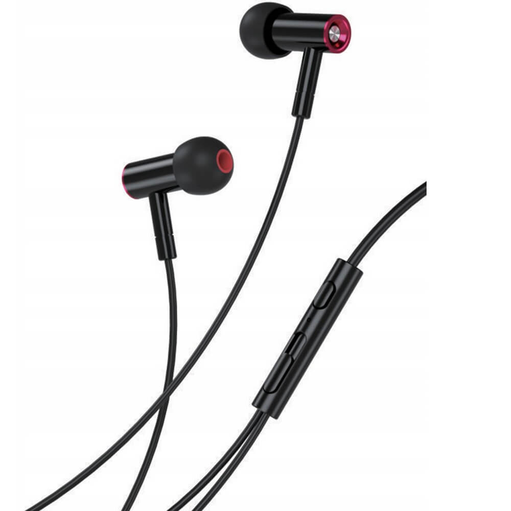 Гарнітура XO 3.5 mm EP49 metal in-ear Black (EP49 black)