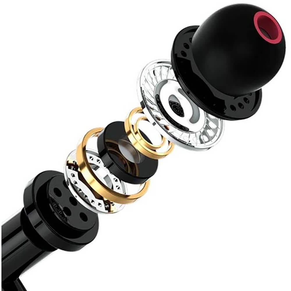 Гарнітура XO 3.5 mm EP49 metal in-ear Black (EP49 black) Акустичне оформлення закриті