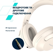 Гарнітура CANYON OnRiff 10 ANC Bluetooth Beige (CNS-CBTHS10BG)