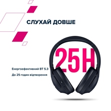 Гарнитура CANYON OnRiff 10 ANC Bluetooth Black (CNS-CBTHS10BK)