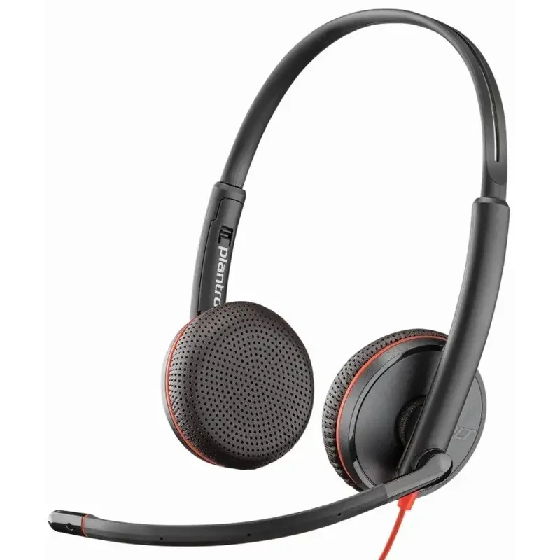 Гарнитура POLY On-ear Blackwire 3225 Black (8X229AA) Вид гарнитура