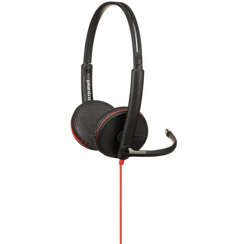 Гарнитура POLY On-ear Blackwire 3225 Black (8X229AA) Конструкция накладные (накладываются на ухо)