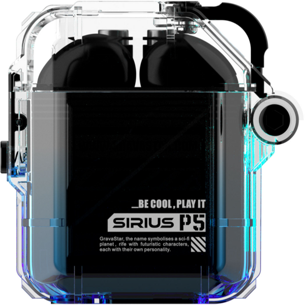 Гарнитура GRAVASTAR Sirius P5 Transparent Blue (GRAVASTARP5_XTAL_BLU_V2) Конструкция вкладыши (в ушную раковину)