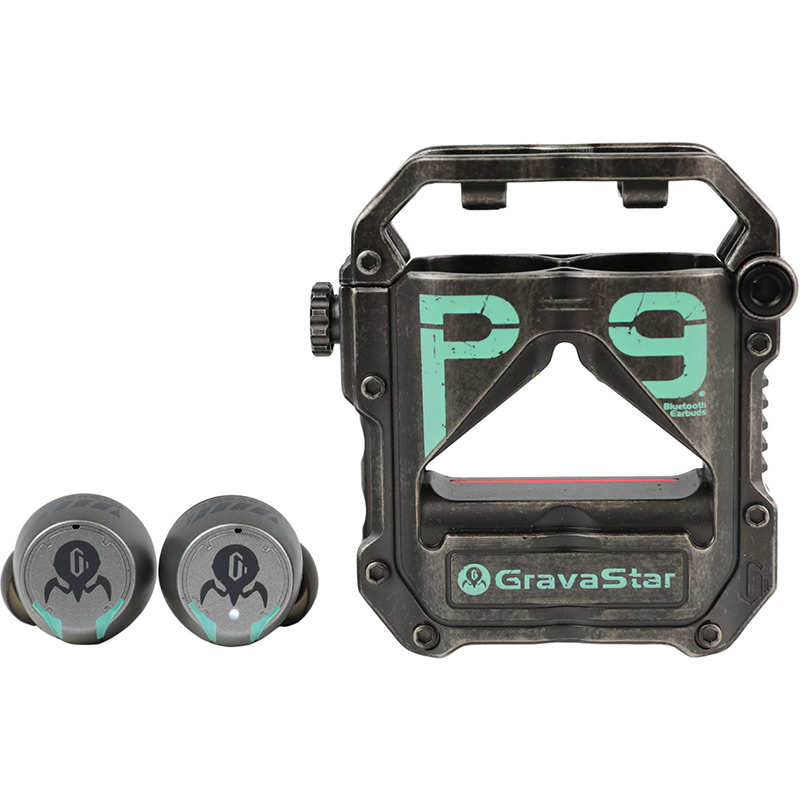 Гарнитура GRAVASTAR Sirius Pro Battle-Worn Gray(GRAVASTARP9_WDG) Дополнительно защита IPX5, звуковые режимы Siriusly, игровой режим, режим фильма, музыкальный режим, кейсом можно открывать бутылки, время работы с зарядным футляром 24 часа, аккумулятор обеспечивает 4 часа непрерывной работы