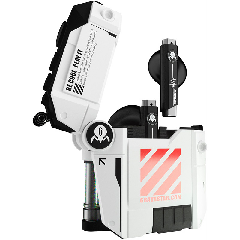 Гарнітура GRAVASTAR Sirius P5 Defense Mecha White (GRAVASTARP5_MECHA_WHT_V2) Додатково Управління викликами, Перемикання режимів (MODE), Регулювання гучності, Управління треками
