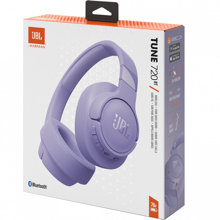 В Україні Гарнітура JBL TUNE 720BT Purple (JBLT720BTPUR)