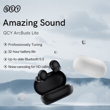 Гарнітура QCY Arc Buds Lite T27 Moon White 2024