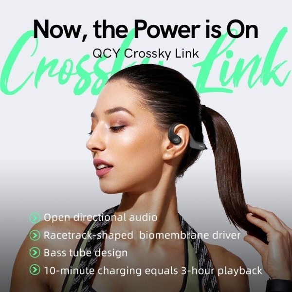 Замовити Гарнітура QCY Crossky Link T22 Midnight Black