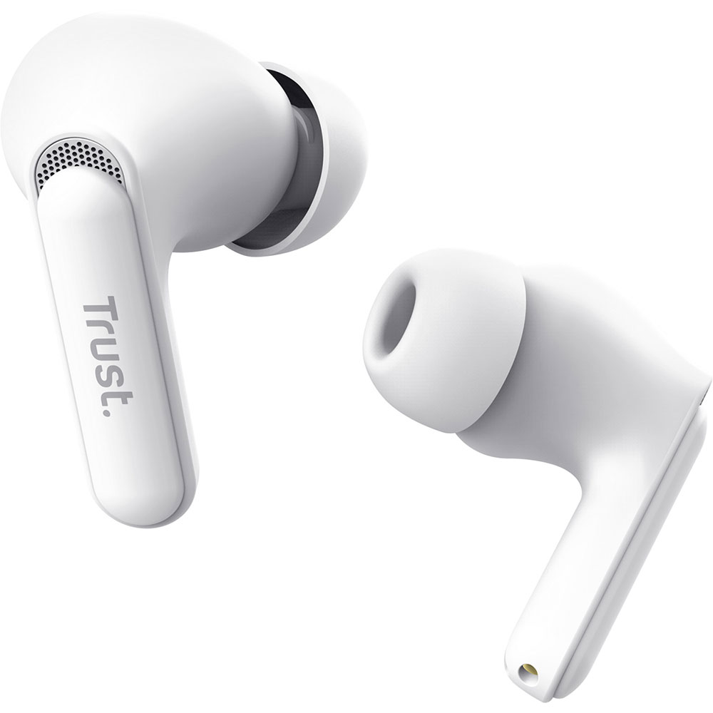 Фото Гарнитура TRUST Yavi Bluetooth ENC Earbuds White (25172)