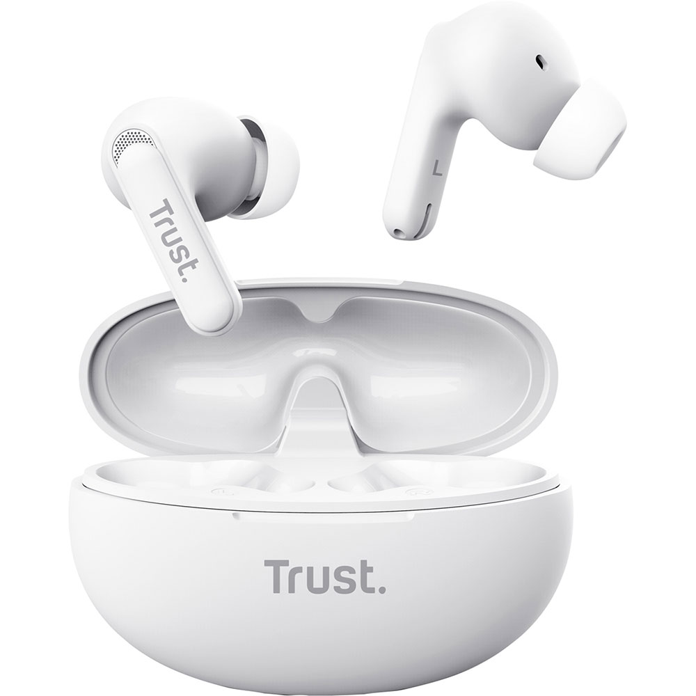 Гарнитура TRUST Yavi Bluetooth ENC Earbuds White (25172)