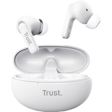 Купити у Дніпрі - Гарнітура TRUST Yavi Bluetooth ENC Earbuds White (25172)