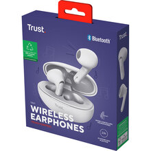 Гарнітура TRUST Yavi Bluetooth ENC Earphones White (25173)