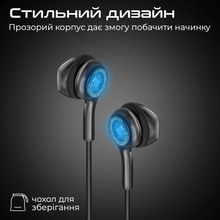 Гарнитура Promate Lumibuds Black (lumibuds-c.black)