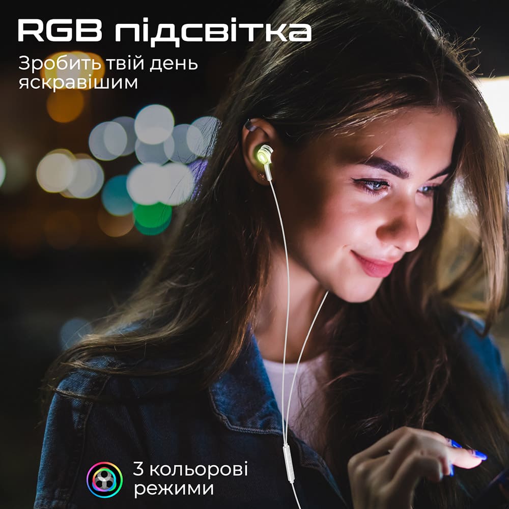 Гарнітура Promate Lumibuds Silver (lumibuds-c.silver) Кріплення без кріплення