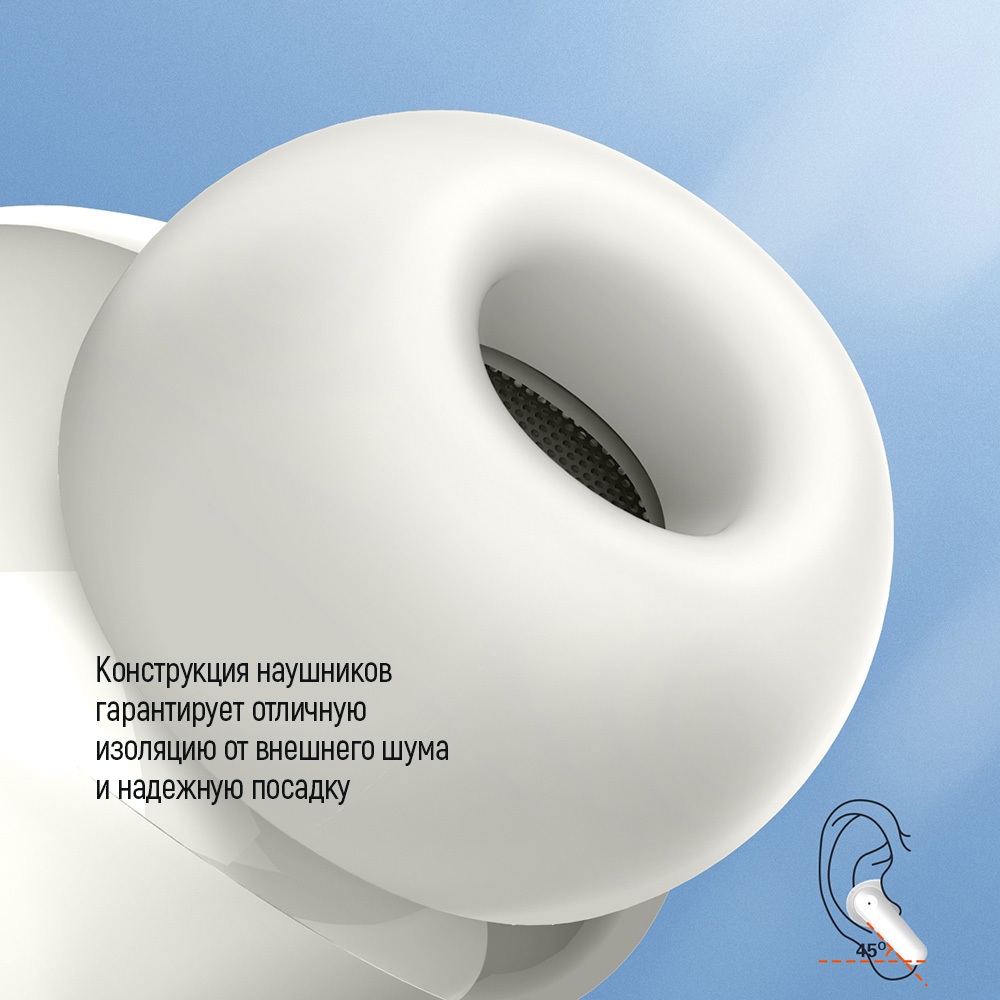 Фото 24 Гарнітура COLORWAY Slim TWS-1 Earbuds Long Life Beige (CW-TWS1BE)