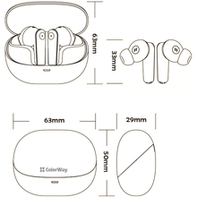 Гарнітура COLORWAY Slim TWS-1 Earbuds Long Life Beige (CW-TWS1BE)