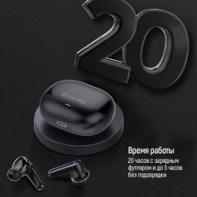 Гарнитура COLORWAY Slim TWS-1 Earbuds Long Life Black (CW-TWS1BK1)