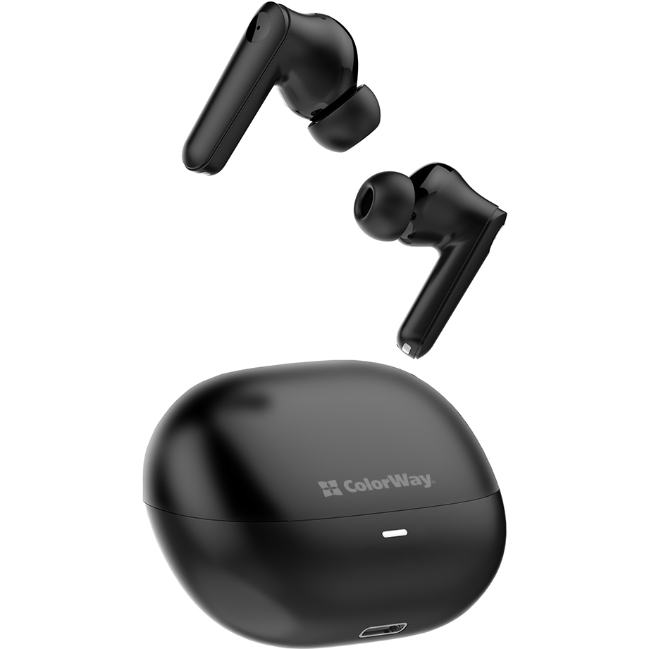 Внешний вид Гарнитура COLORWAY Slim TWS-1 Earbuds Long Life Black (CW-TWS1BK1)