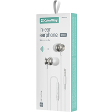 Гарнітура COLORWAY Wired Earphone UrbanBeat White (CW-WD03WT)