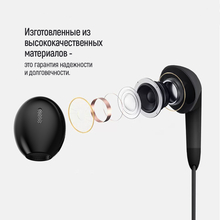 Гарнітура COLORWAY Wired Earphone Sound Wave Black (CW-WD04BK)