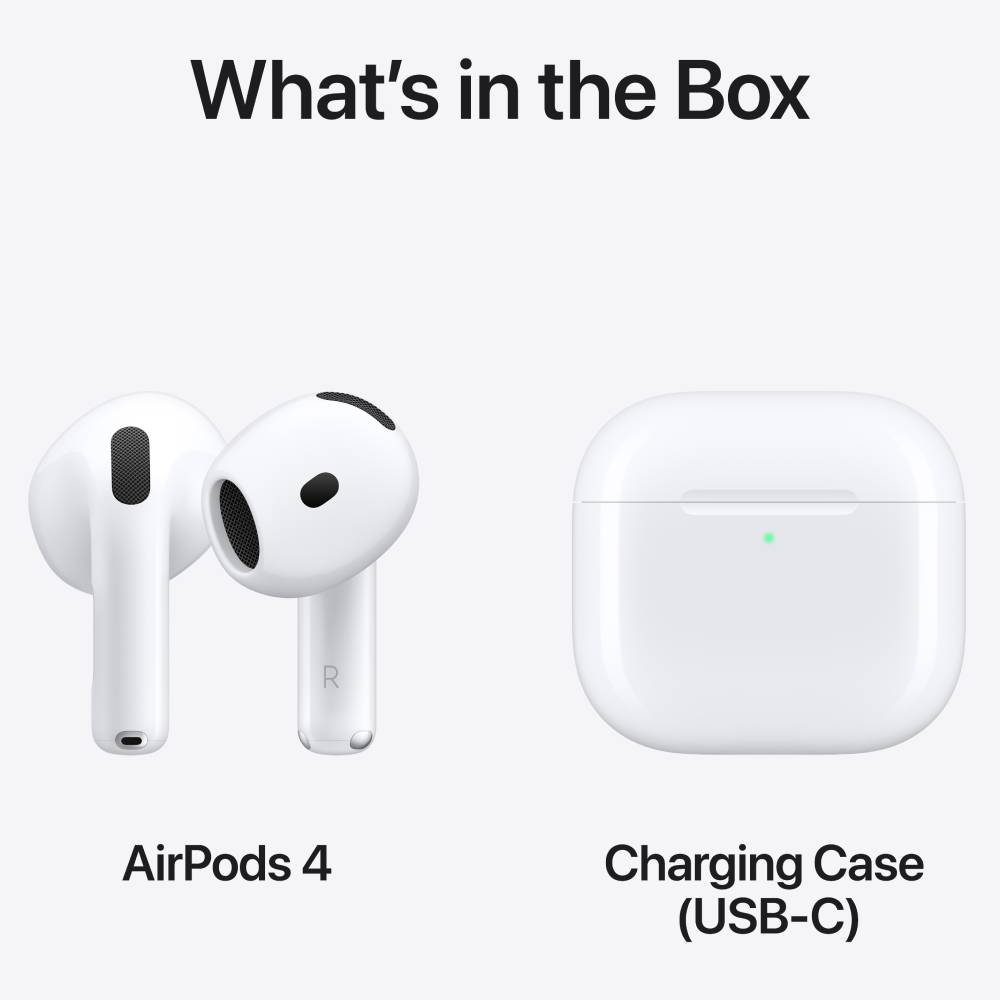 Замовити Гарнітура APPLE AirPods 4 (MXP63ZE/A)