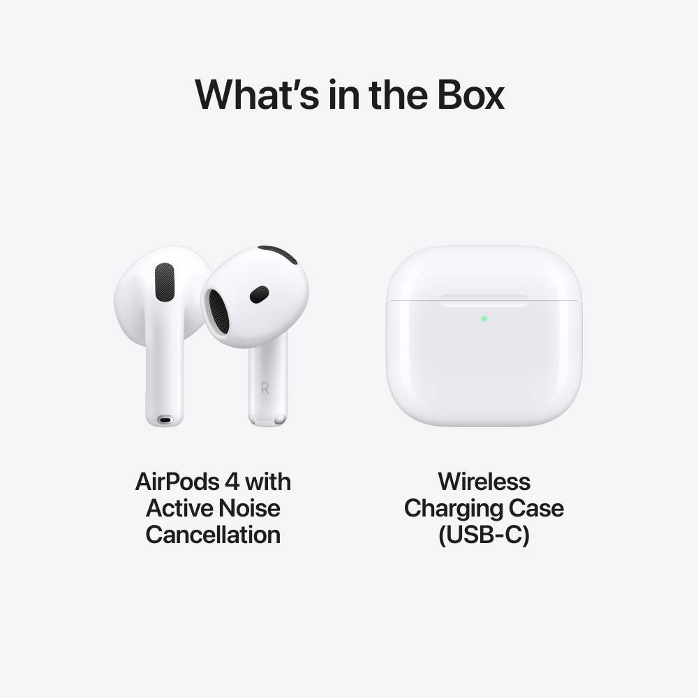 Покупка Гарнитура APPLE AirPods 4 with Active Noise Cancellation (MXP93ZE/A)