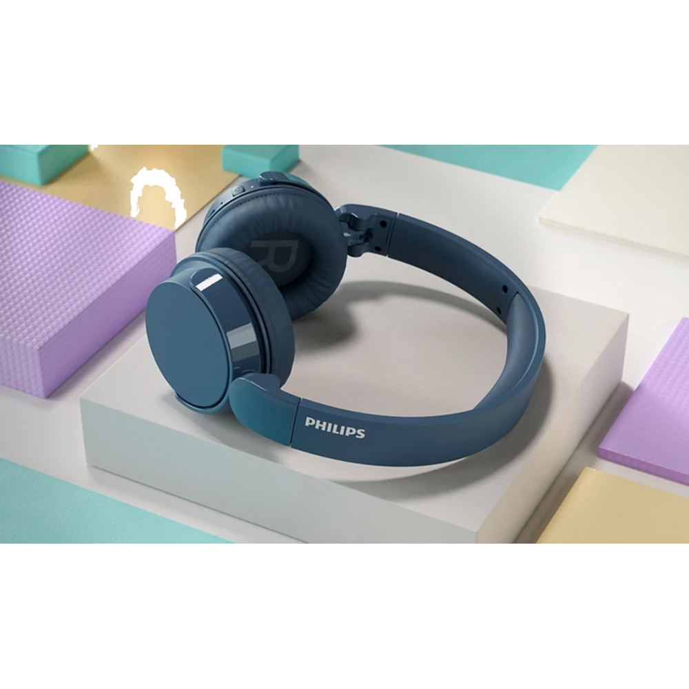 Зовнішній вигляд Гарнітура PHILIPS TAH4209 BT 5.3 Wireless Mic blue (TAH4209BL/00)