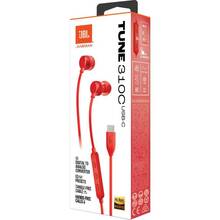 Наушники JBL Tune 310C USB-C Red (JBLT310CRED)