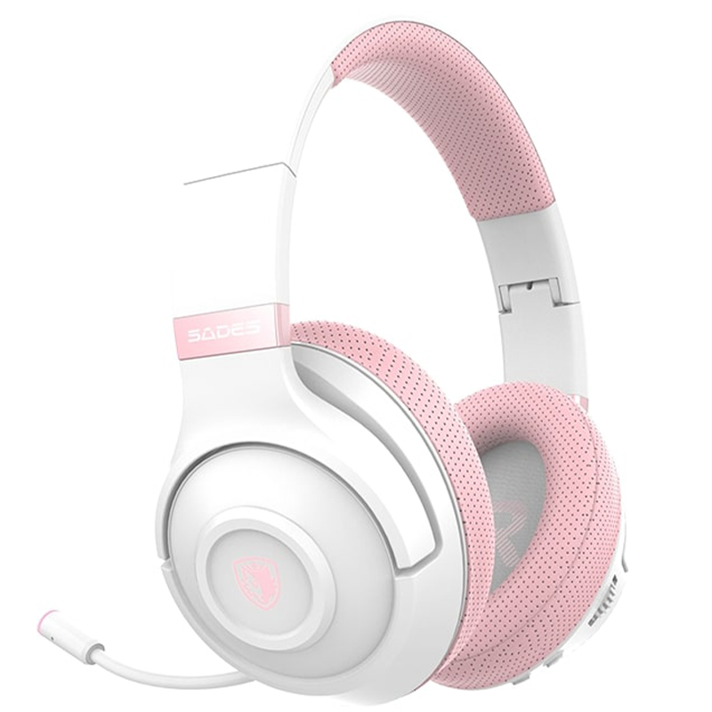 Гарнитура SADES SA-205 Whisper White/Pink (sa205whp) Класс геймерская