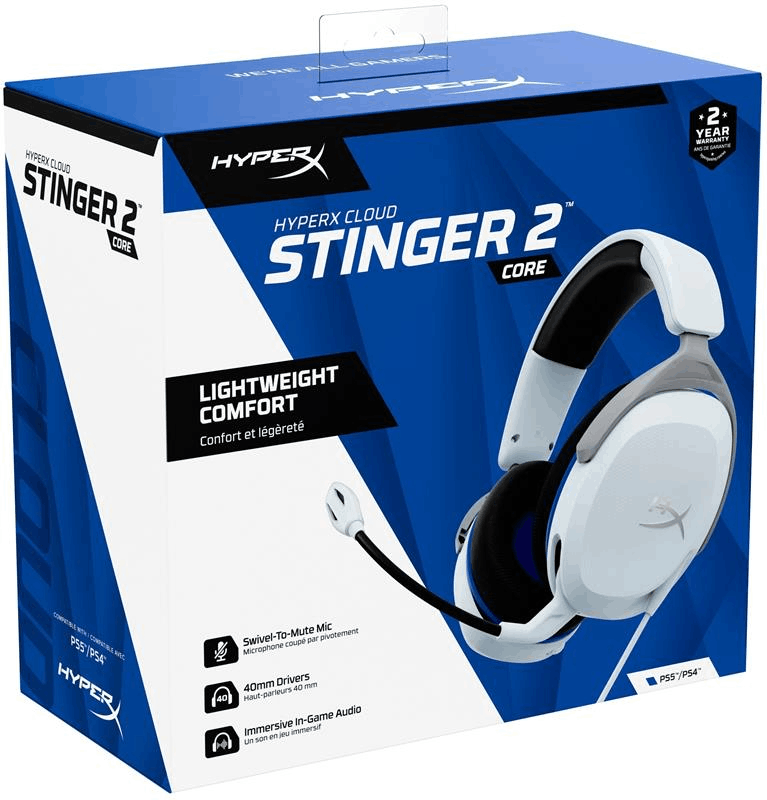 Покупка Гарнитура HYPERX Cloud Stinger 2 для PS5/PS4 White (6H9B5AA)