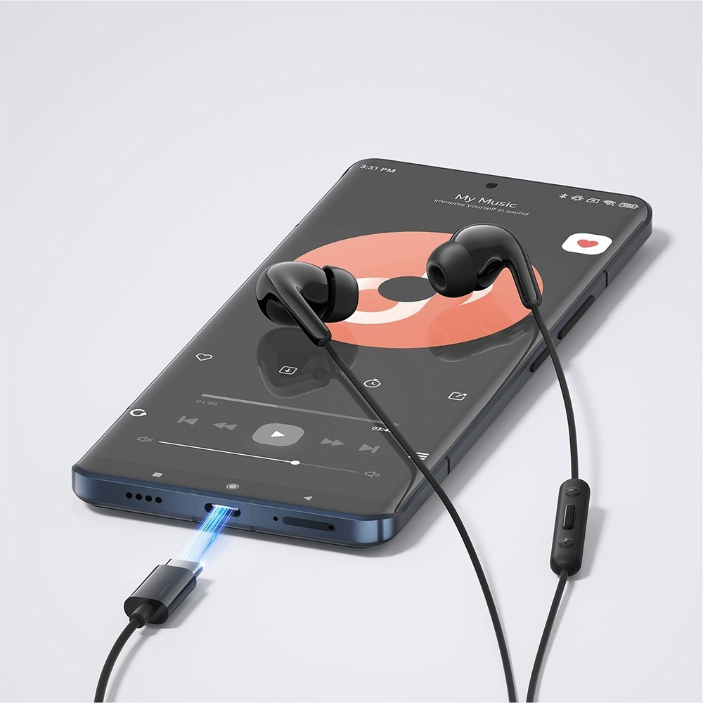 Гарнітура XIAOMI Type-C Earphones Black (BHR8930GL) Акустичне оформлення закриті