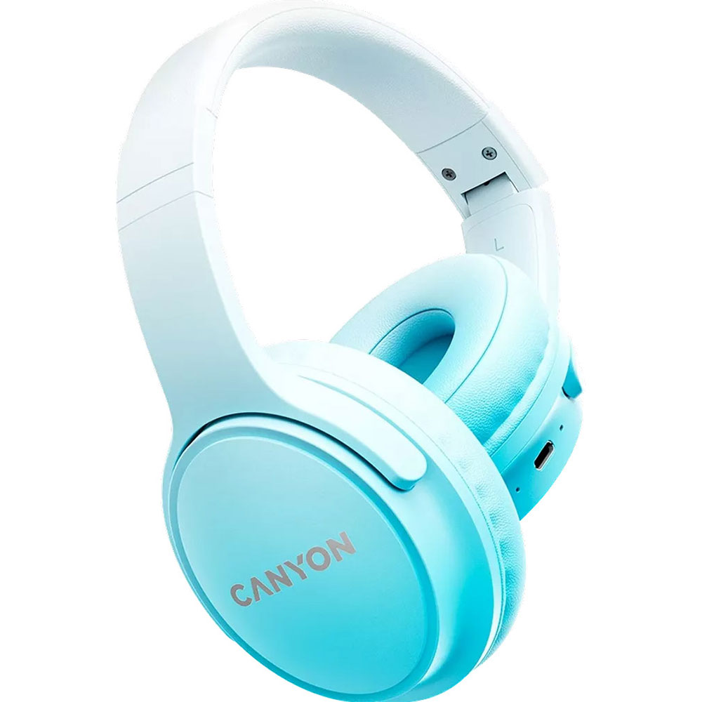 Гарнитура CANYON OnRiff 4 Bluetooth Blue (CNS-CBTHS4BL) Дополнительно чип Bluetooth: JL 7006, поддержка протоколов: A2DP, AVRCP, HSP, HFP, емкость аккумулятора: 500 мАч